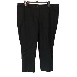Hilary Radley black Size 16 capri dress slacks